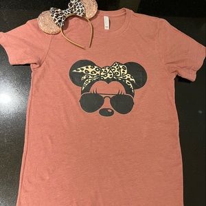 Disney Minnie Mouse t-shirt with ears included
